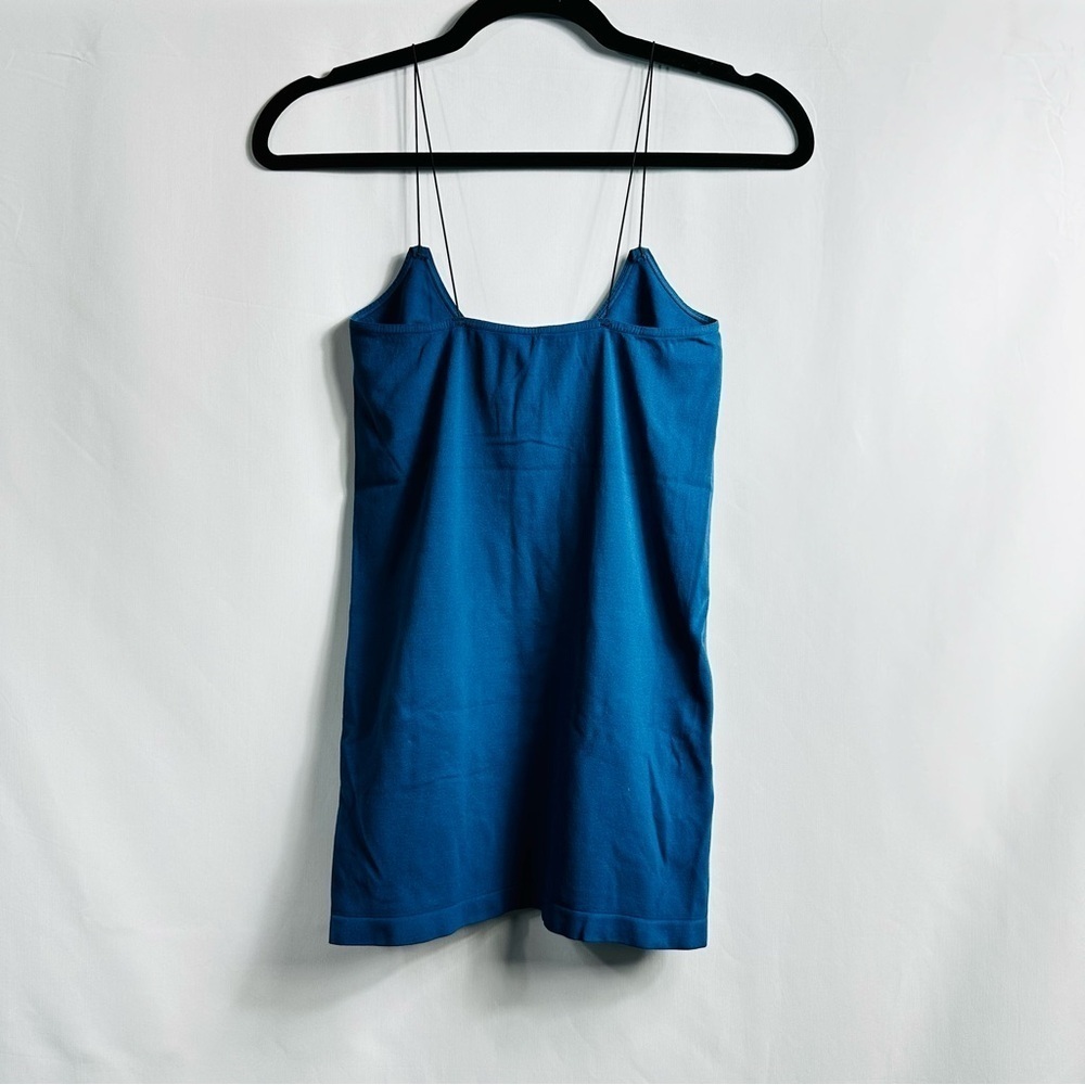 Free People Intimately Women’s Sz M/L Blue 2 in 1 Seamless Cami Tank Top - Picture 2 of 4